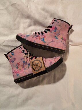 Dr. Martens Sheridan Confetti Suede Casual Boots